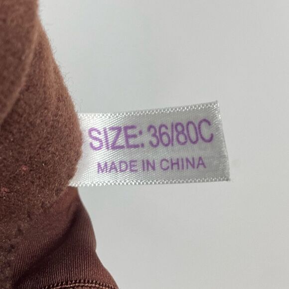 5 for $25🔥36C Brown Deep V Bra - Picture 5 of 7